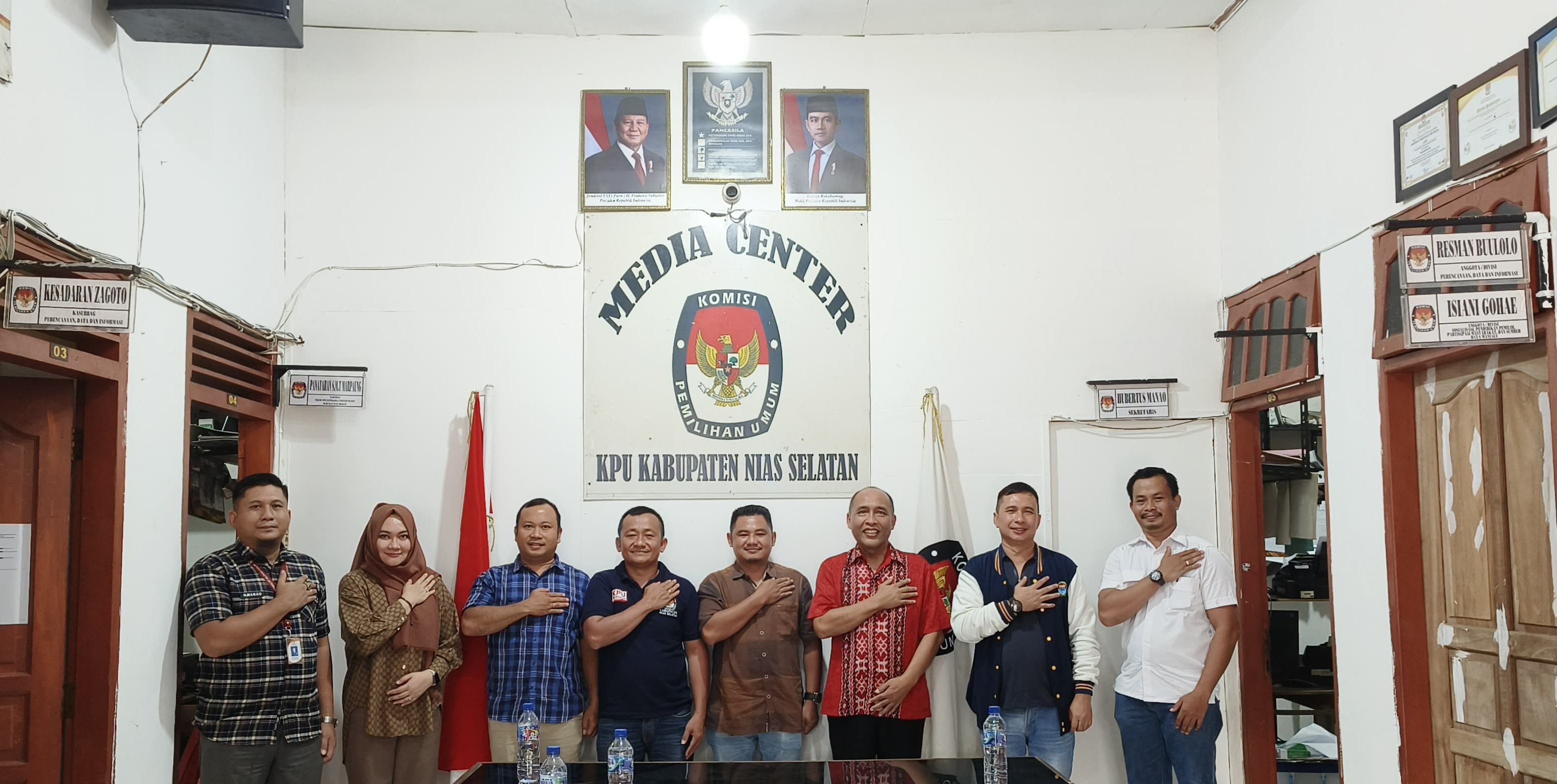 Kunjungan Komisi Informasi Sumatera Utara dalam rangka Monitoring dan Evaluasi Keterbukaan Informasi